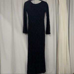 H&M Black Long Sleeve Dress